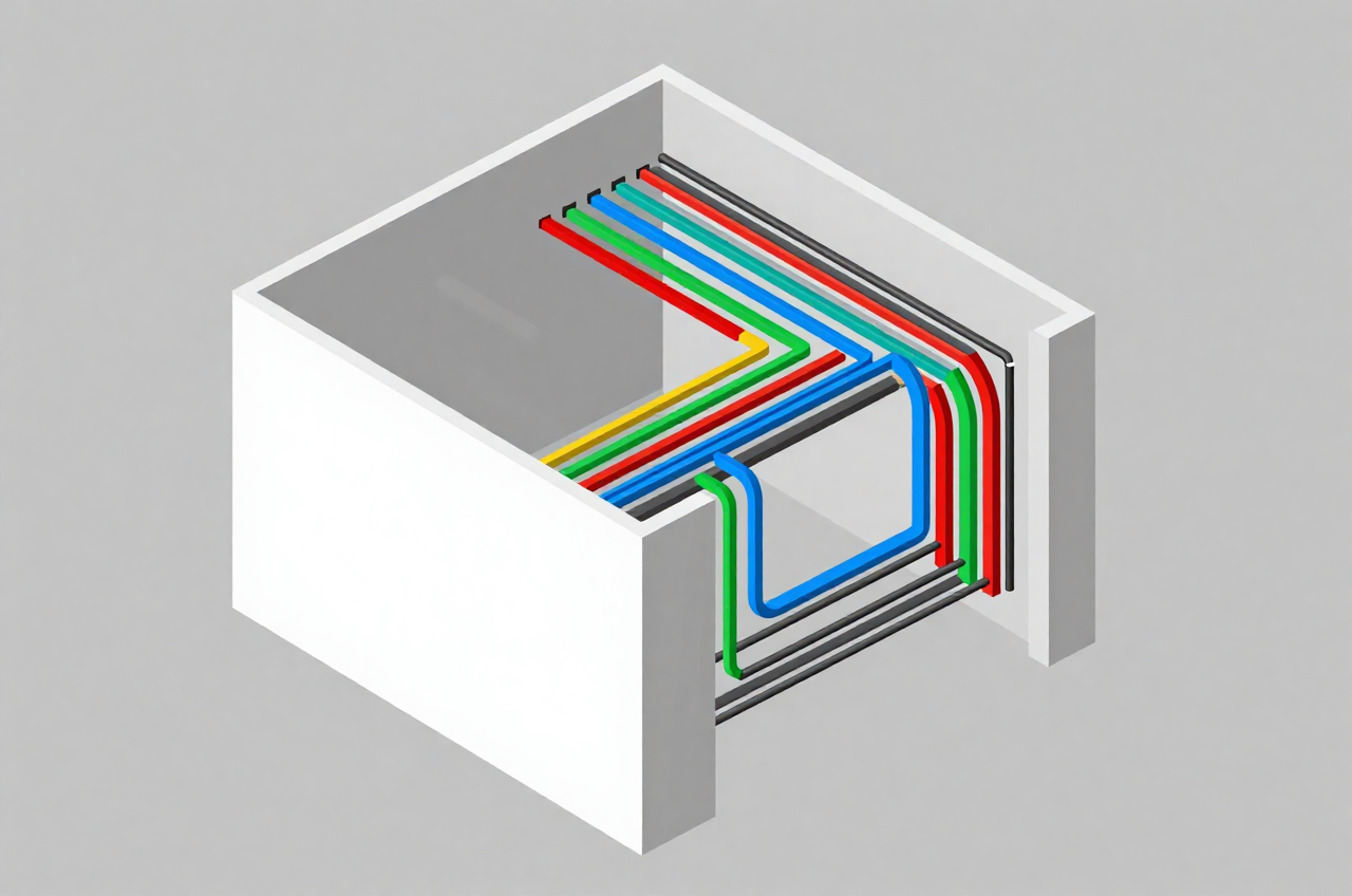 MEP 설비 통합 3D BIM 모델