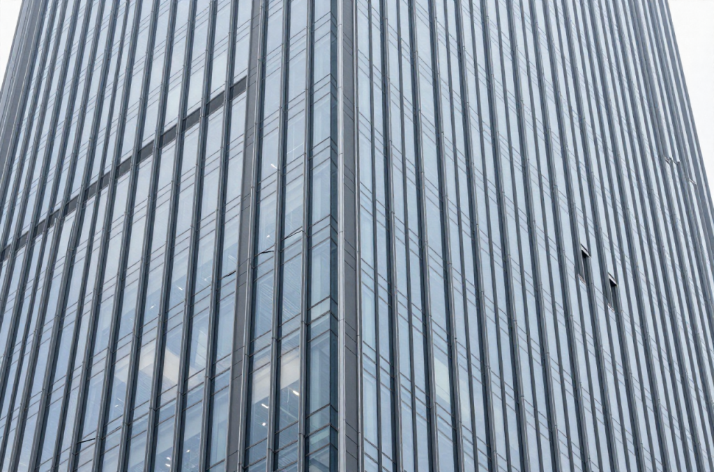 커튼월 (Curtain Wall) — 건물 하중을 받지 않는 비내력 외벽 시스템
