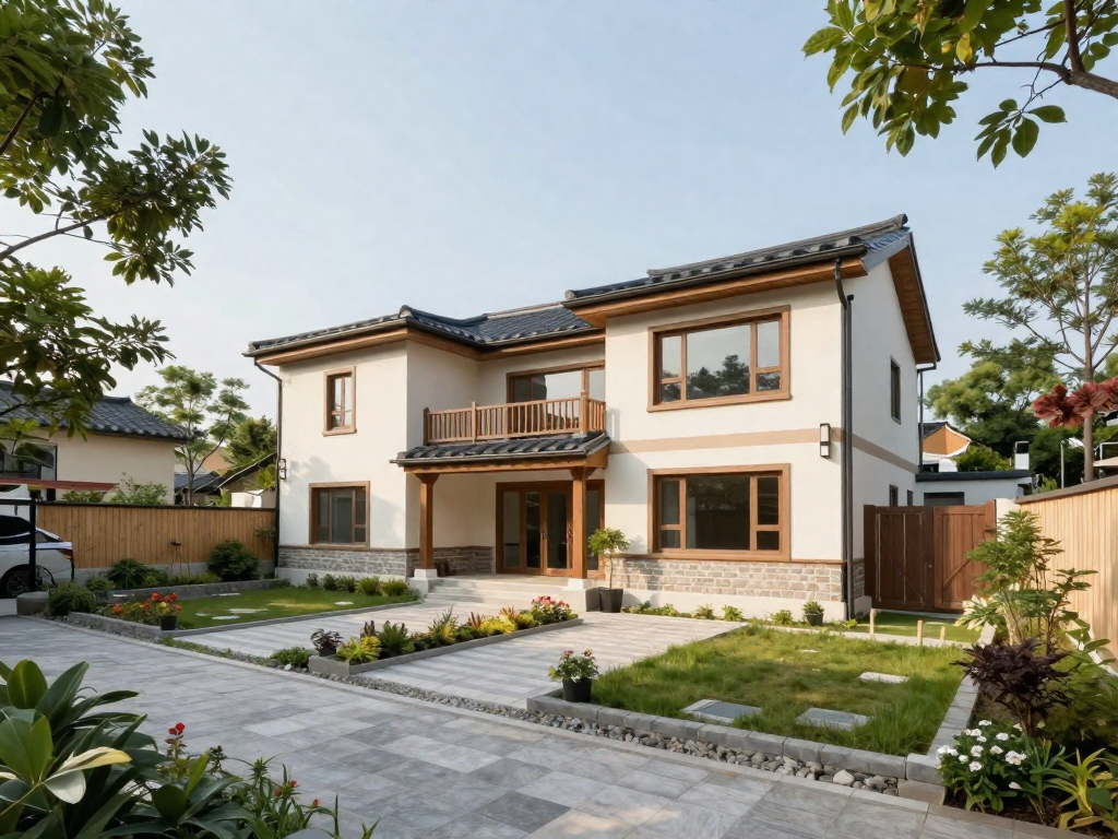건폐율(Building Coverage Ratio) 관련 개념을 보여 주는 자체 제작 예시 이미지 1